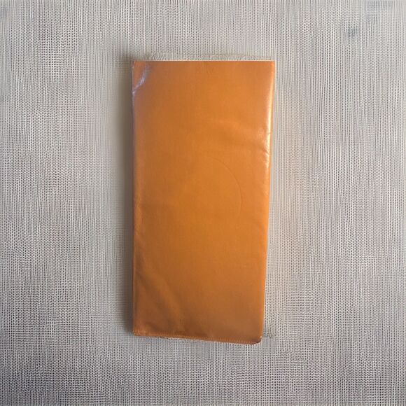 Pierre Cardin Long Checkbook Bifold Leather Wallet Tan Fair/Good Used Condition - Picture 3 of 14